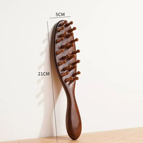 Sandalwood Massage Comb - Dust Removable, Wet & Dry Dual-Use