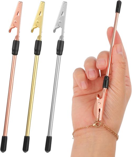 3Pcs Bracelet Helper Tool Necklace Bracelet Jewelry Clasp Helper Clips for Bracelets Fastener Helpers Assistant Tool for Women