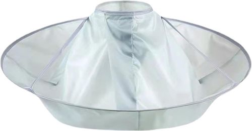 Waterproof Haircut Cape Umbrella, Portable Hair Clippings Catcher for Adults Kids, Reusable Hairdressing Cloak with Anti-Static Nylon (Easy Storage, Salon & DIY Home Use)
