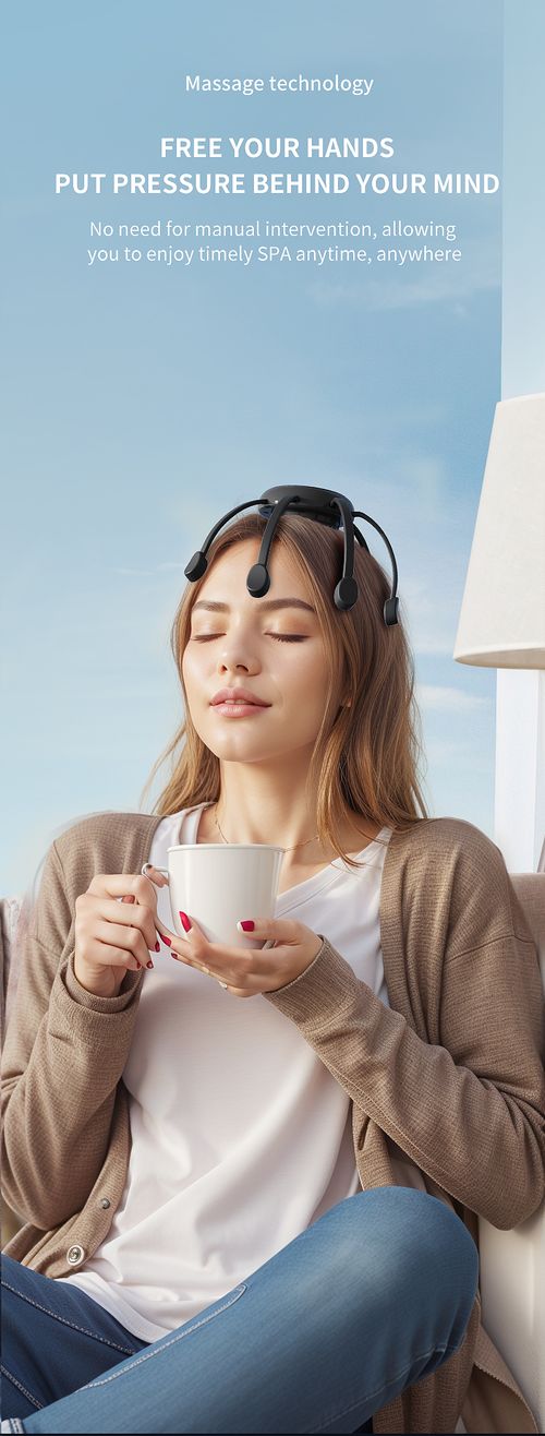 Octopus-shaped Automatic Multi-dimensional Head Massager for Cleansing & Relaxation。