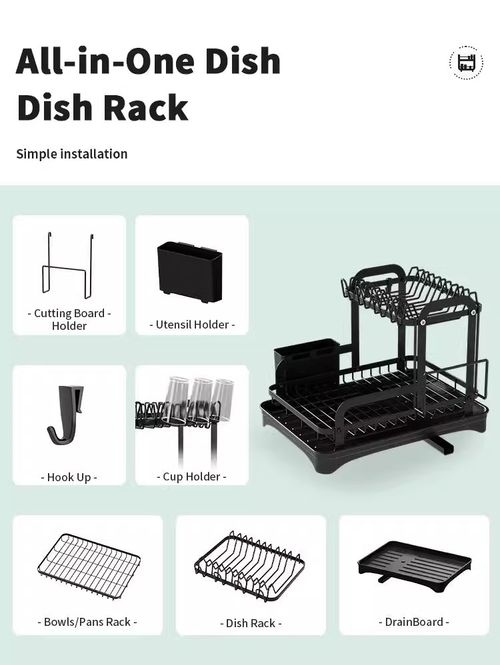 Half-Price Rack with Drainage  For Storing  Drying Bowls Chopsticks Dishes  Plates