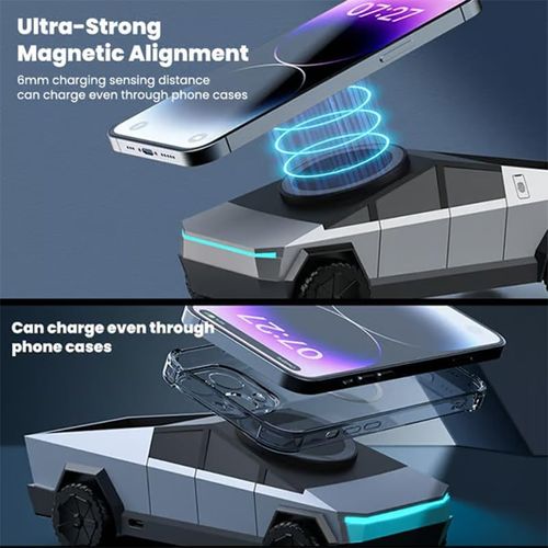 Cybertruck Multi-Function Three-in-One Wireless Charger