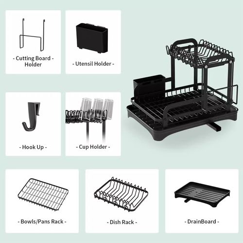 Half-Price Rack with Drainage  For Storing  Drying Bowls Chopsticks Dishes  Plates