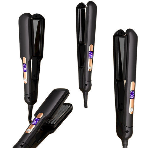 Half-price new model titanium professional hair straightener with ionic function