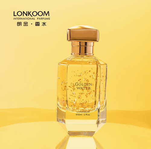 LONKOOM朗金璨金之水高級女士香水持久留香淡香情人節生日禮物
