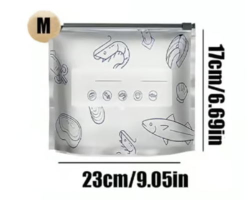 🛍️ Reusable Aluminum Foil Storage Bags – Durable, Leakproof & Reusable for Everyday Use 🌿