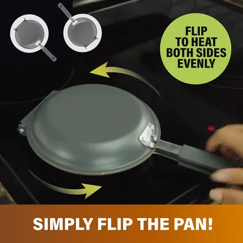 💕 DOUBLE SIDED NON-STICK FRYING PAN