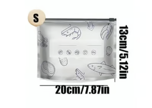 🛍️ Reusable Aluminum Foil Storage Bags – Durable, Leakproof & Reusable for Everyday Use 🌿