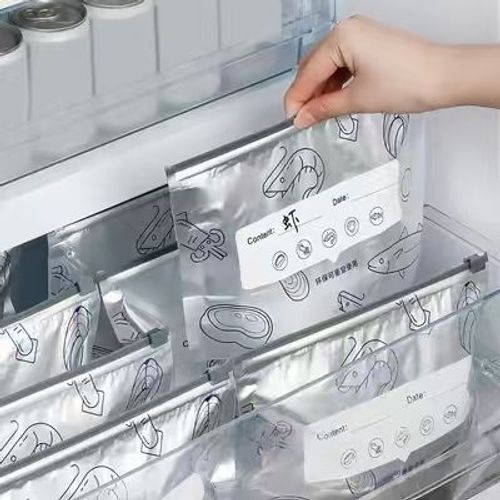 🛍️ Reusable Aluminum Foil Storage Bags – Durable, Leakproof & Reusable for Everyday Use 🌿