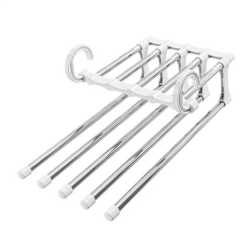 🔥Household Multifunctional Telescopic Folding Multi-layer Pants Storage Rack