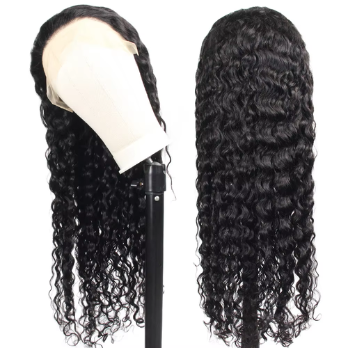 🔥Glue-free lace water ripple real human hair wig🔥