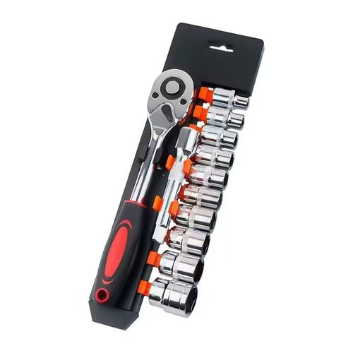 12Pcs 1/2" Ratchet Socket Spanner Set 8-24mm