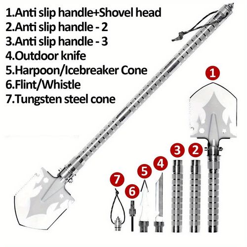 Multifunctional Survival Shovel