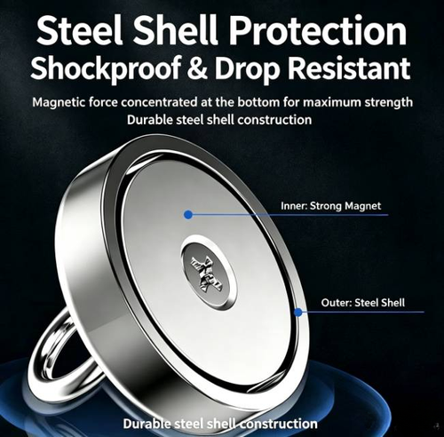 Round Magnetic Suction Cup
