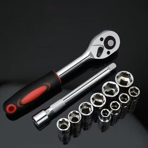12Pcs 1/2" Ratchet Socket Spanner Set 8-24mm