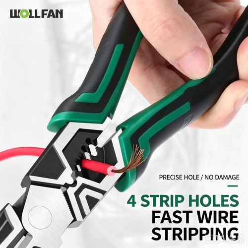 9‑Inch Labor‑Saving Offset Multi‑Function Combination Pliers, Durable Handy Electrician Wire Pliers