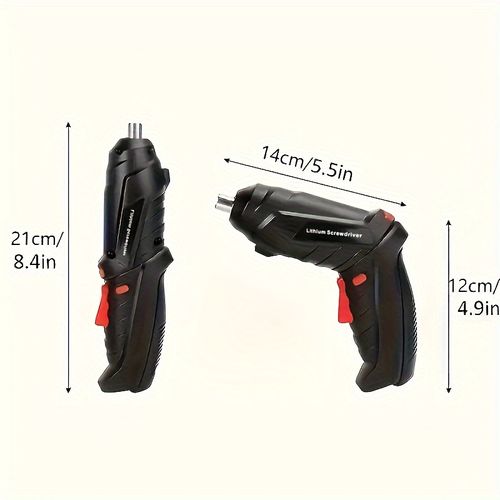 3.6V Foldable Rechargeable Mini Automatic Electric Screwdriver Household Tool Kit