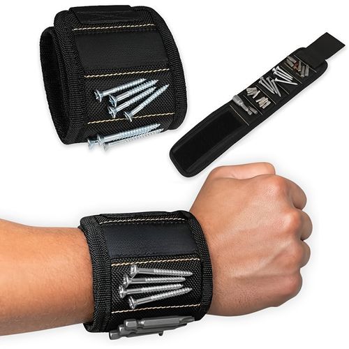 Strong Magnetic Wristband, Portable Magnetic Tool Wrist Strap