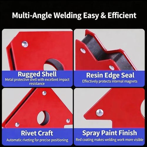 Strong Magnetic Welding Fixture, Multi‑Angle One‑Man Operation Auxiliary Tool for Welders