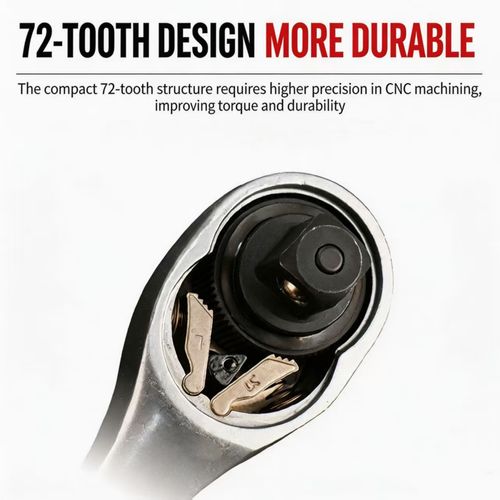 1/2" 72-Tooth Extendable Ratchet Wrench