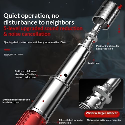 Heavy-Duty All Steel Silent Fastener