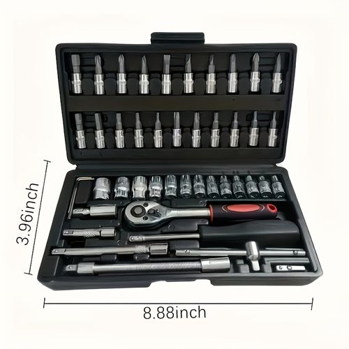46-Piece Ratchet Wrench Set