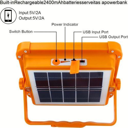 Portable Emergency Solar Lamp
