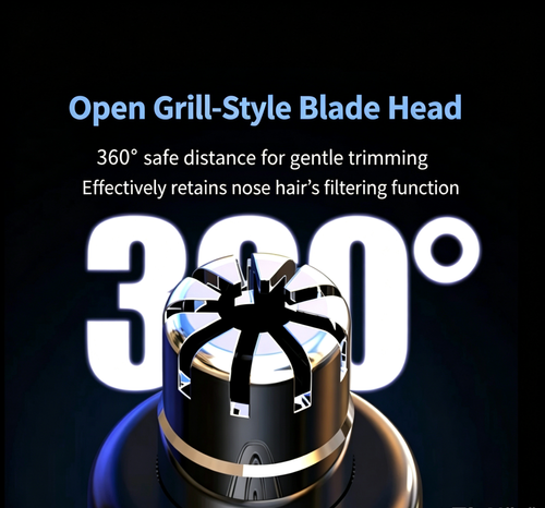 Rechargeable Nose Hair Trimmer with LED Display