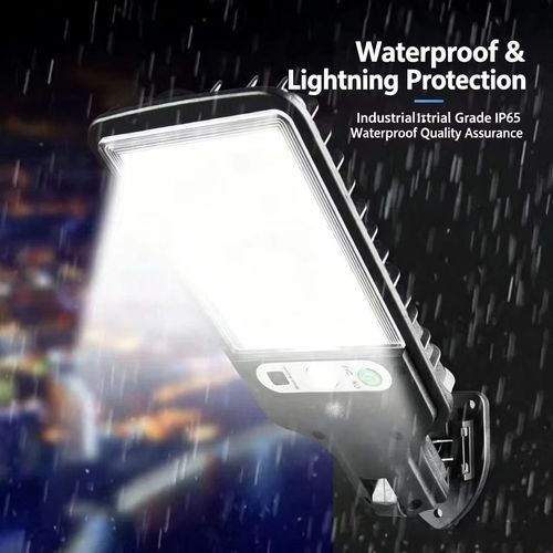 Solar LED Outdoor Light, Garden Yard Wall Lamp with Motion Sensor, Waterproof Solar Powered Security Light