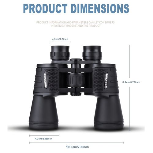20x50 HD High Power Adult Binoculars