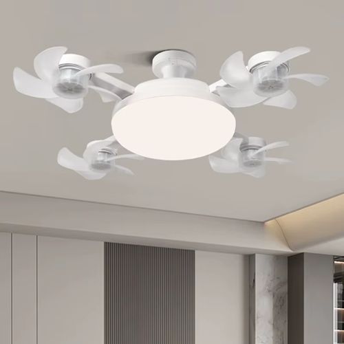 Ceiling Led Fan Light Dimming Fan Bulb Drone Energy-saving Decorative Home Remote Control Modern Led Air Cooling Ceiling Fan
