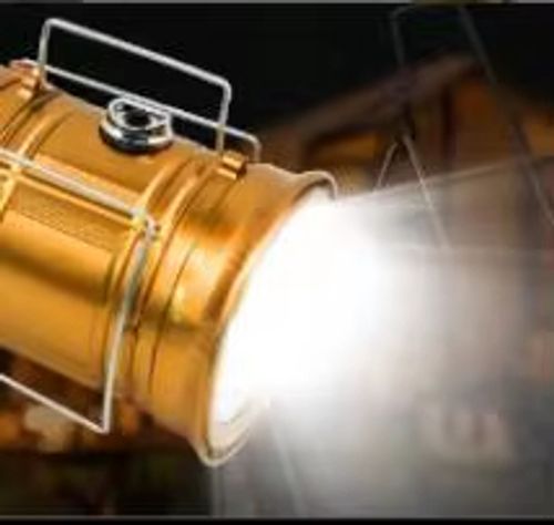 Portable LED Solar Powered Emergency Lantern Light Outdoor Rechargeable Lantern for Camping