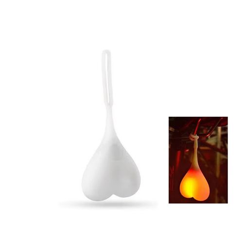 LED Bicycle Creative Egg Shaped Waterproof Front and Rear Taillights for Outdoor Cycling, Mountain Bike Accessories