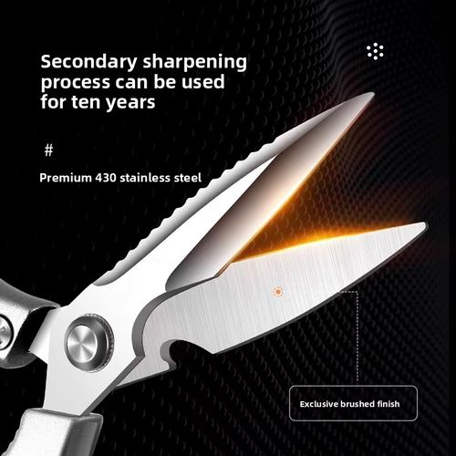 SK5 Multi-Function Scissors Chicken Duck Goose Fish Cutting Tool Food Grade Stainless Steel Kitchen Baby Scissors