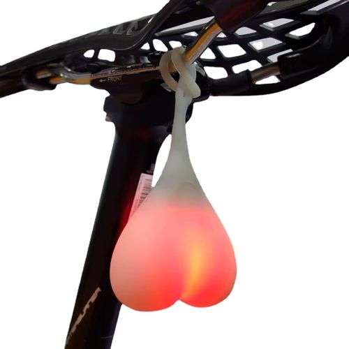 LED Bicycle Creative Egg Shaped Waterproof Front and Rear Taillights for Outdoor Cycling, Mountain Bike Accessories