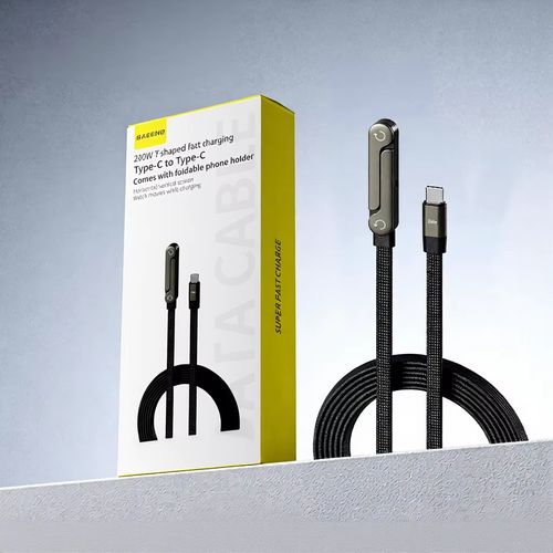 Hot Sale 2-in-1 Stand & Charging Cable | YIXIN 240W High-Speed Premium Nylon Braided Cord  | Gaming-Dedicated Charger