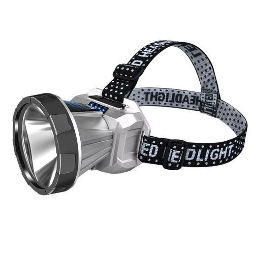 Large Light Cup Strong Light LED Headlight Head Wearing Outdoor Working Headlamp Long Life Battery Display Camping Fishing Light