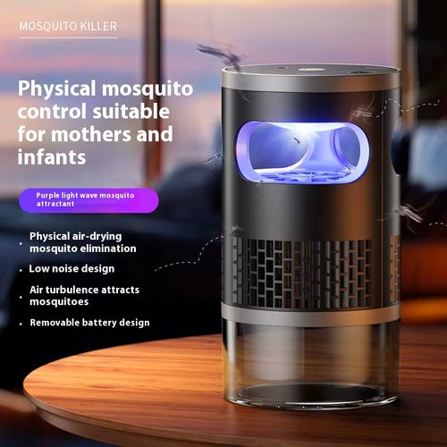 Removable Battery Silent Mosquito Trap Indoor Outdoor USB UVA Ultraviolet Night Light Mosquito Repeller Plug-in Killer Lamp