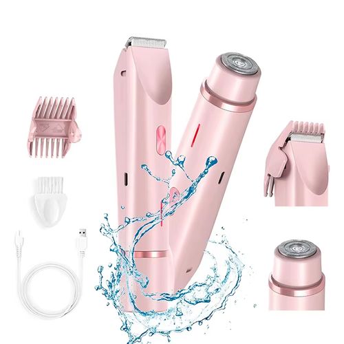 Portable 2 In 1 Mini Electric Shaver Painless Full Body Hair Remover For Men Women