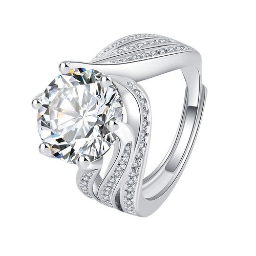 Luxury 5 Carat Moissanite Ring Full Paved Diamond‑Set Women Wedding Engagement Ring Perfect For Proposal Marriage
