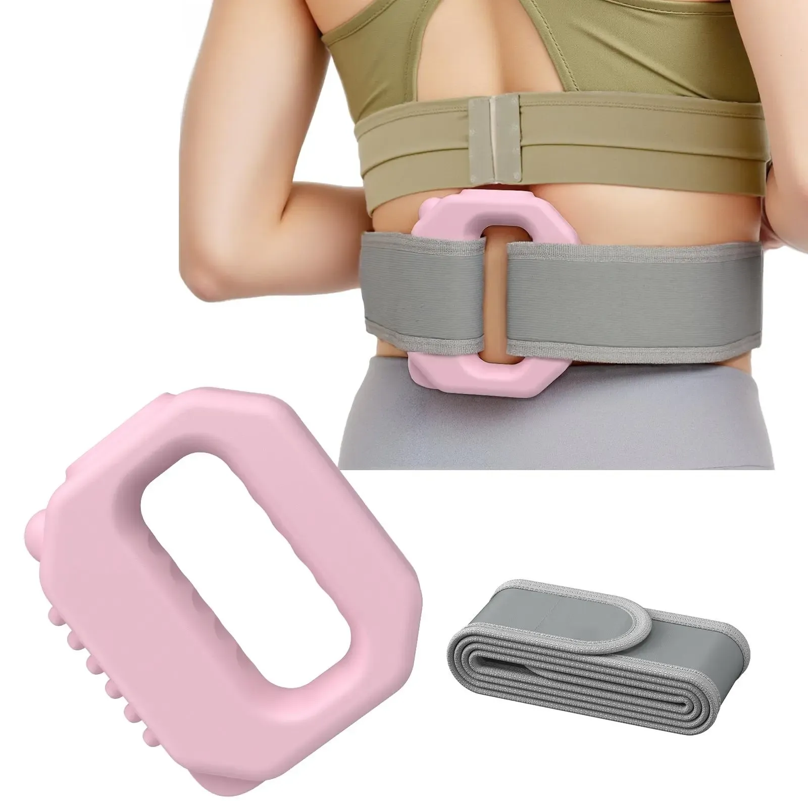 6‑Speed Adjustable Cordless Portable Fascia Ring Massager, Hands‑Free Deep Vibration Muscle Relaxer for Neck Shoulder Waist Leg, Silent Massage Tool for Sedentary & Workout Use