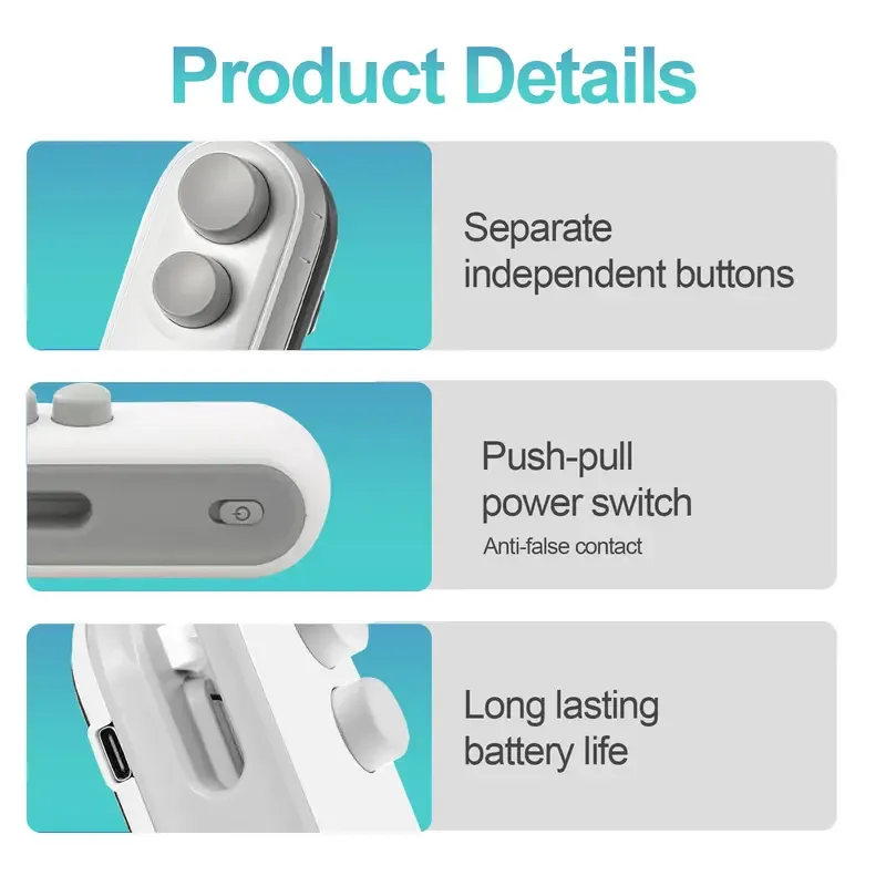 Rechargeable 2-in-1 Mini Bag Sealer & Cutter, Portable Magnetic Heat Sealer Machine, Plastic Snack Chip Bag Sealer for Food Freshness, Household Kitchen Gadget