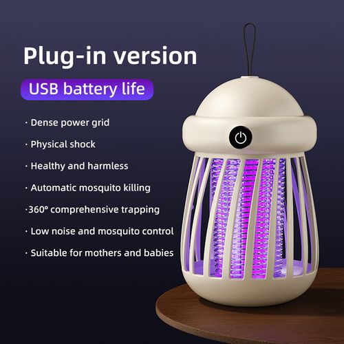 Rechargeable Electric Mosquito Killer Lamp UV Insect Trap Hanging Fly Killer