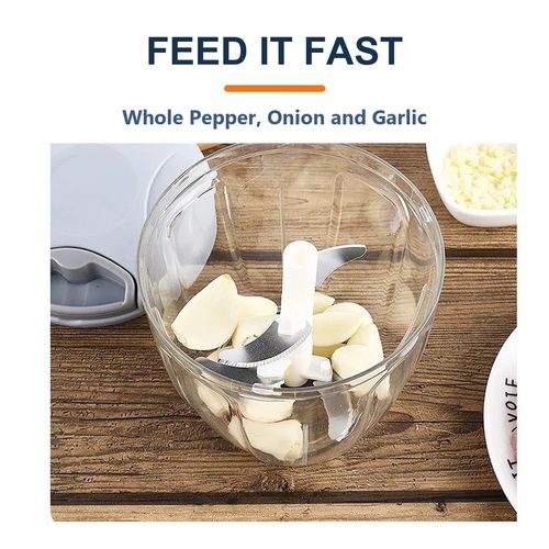 900ml Manual Food Chopper for Shito & Jollof Prep | Accra Stock