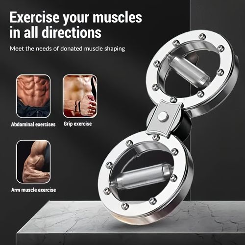 Adjustable Resistance Arm Trainer,360 Degree Rotate Metal Arm Workout Machine,5 Resistance Levels,Multi Muscle Training,Fitness Equipment for Home & Dorm Arm Shoulder Back Exercise