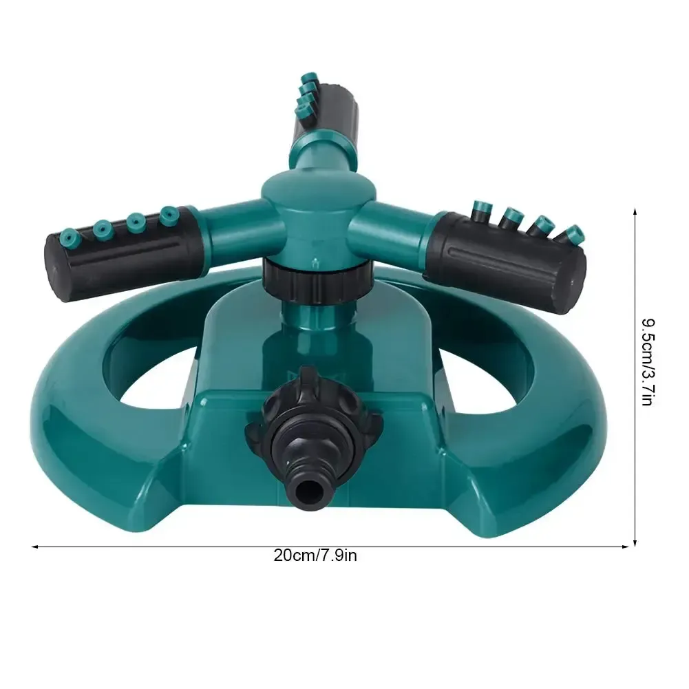 360 Degree Auto Rotating Lawn Sprinkler Heavy‑Duty ABS Dual‑Mode Large Coverage Yard Garden Irrigation Device for Kids & Pets Water Play