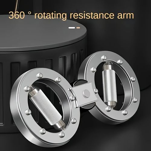 Adjustable Resistance Arm Trainer,360 Degree Rotate Metal Arm Workout Machine,5 Resistance Levels,Multi Muscle Training,Fitness Equipment for Home & Dorm Arm Shoulder Back Exercise