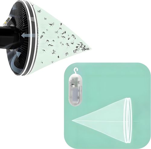 Fan Mosquito Catching Net with Lure Light | Ghana COD