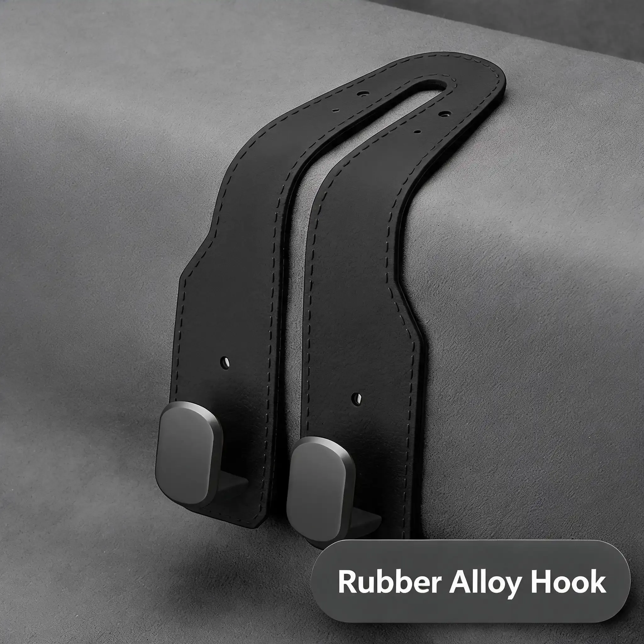 Hidden Double Car Seat Back Hook, Multifunctional Headrest Storage Hanger, Backseat Phone Holder Car Organizer Hook
