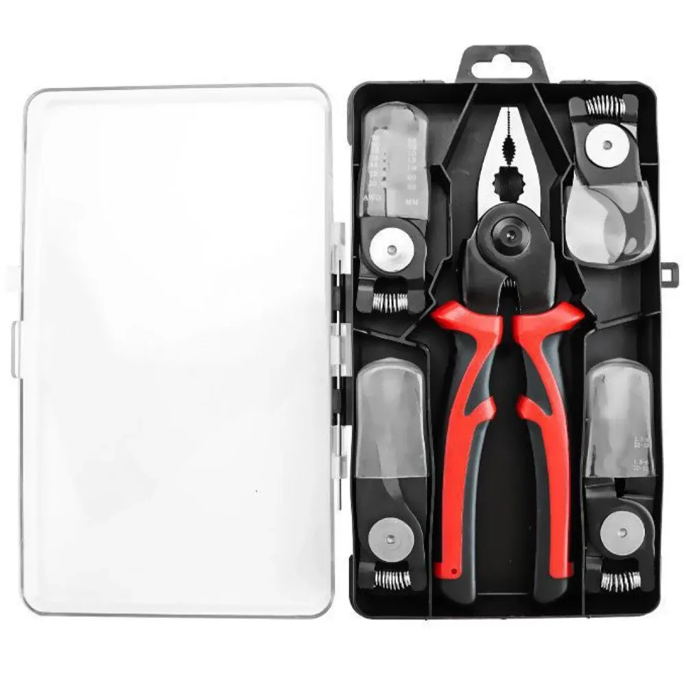 5-in-1 Multifunctional Pliers Tool Set – Wire Stripper, Cutter & Crimping Tool 🔧